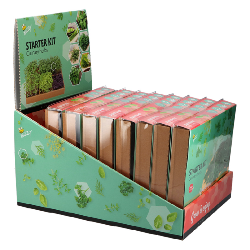 Buzzy® Display Starter kit Culinary Kräutersamen